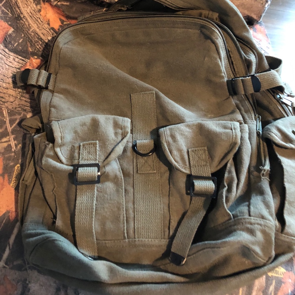 Army Green Backpack